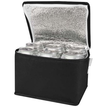 Borsa termica con capacità per 6 lattine in tessuto non tessuto riciclato certificato GRS Spectrum - 4L