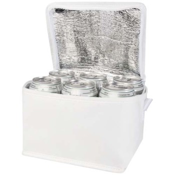 Borsa termica con capacità per 6 lattine in tessuto non tessuto riciclato certificato GRS Spectrum - 4L