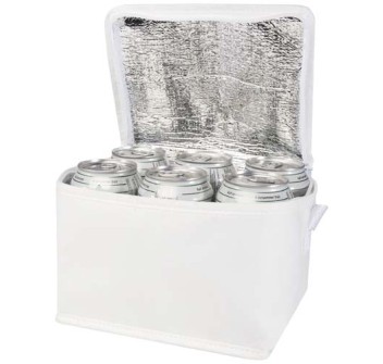 Borsa termica con capacità per 6 lattine in tessuto non tessuto riciclato certificato GRS Spectrum - 4L