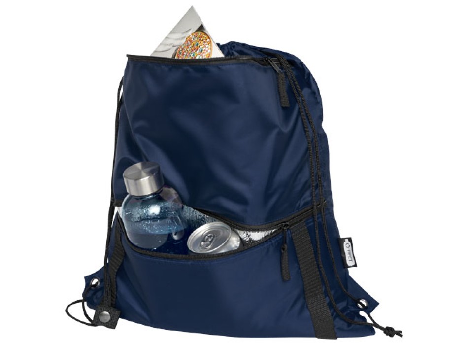 Borsa termica con coulisse in materiale riciclato Adventure - 9L