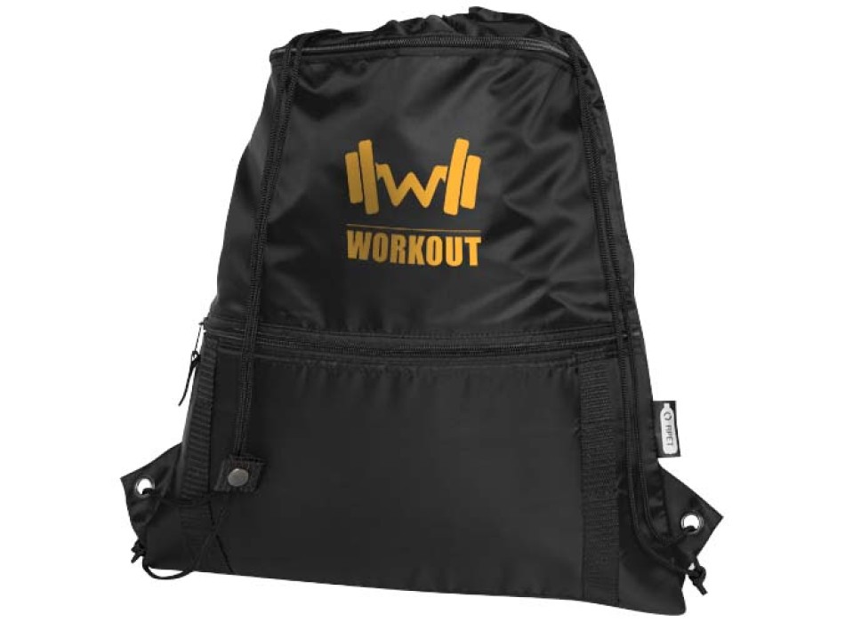 Borsa termica con coulisse in materiale riciclato Adventure - 9L