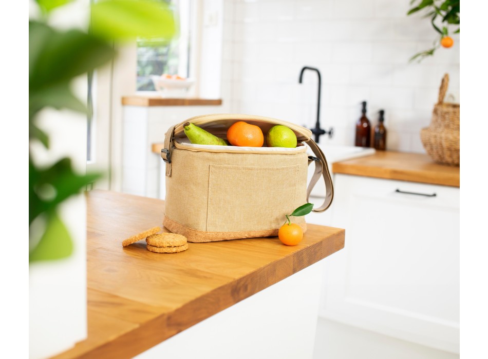 Borsa termica in poliestere 600 D rPET Sage