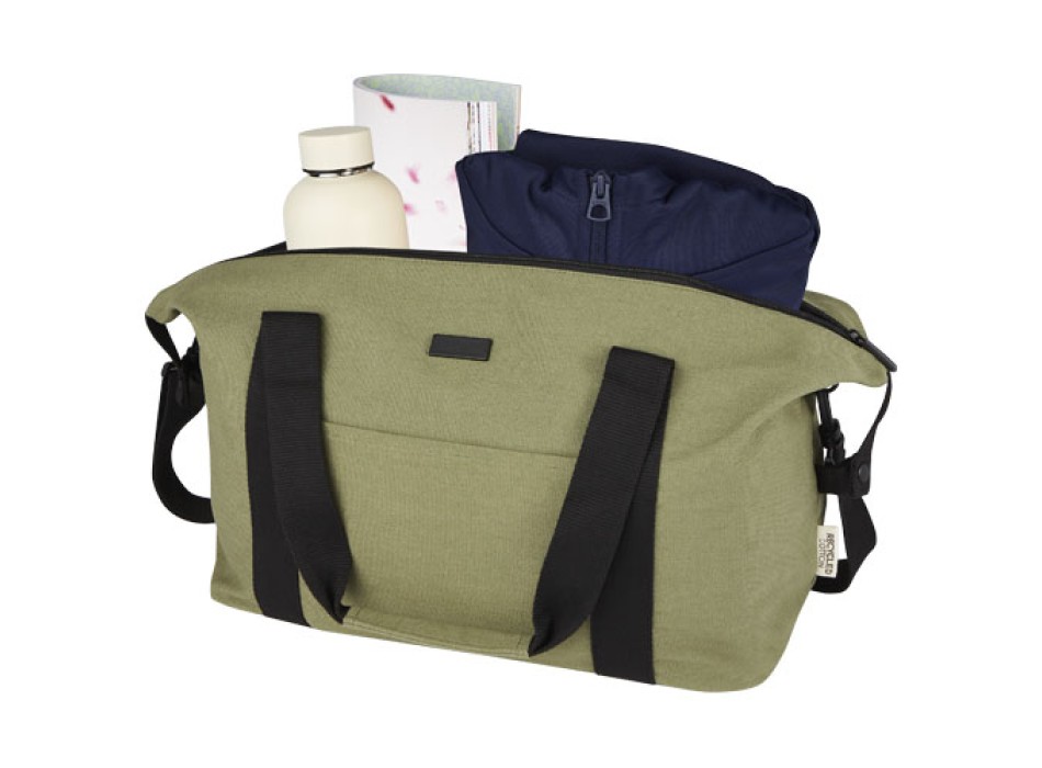 Borsone sportivo in canvas riciclato certificato GRS Joey - 25L