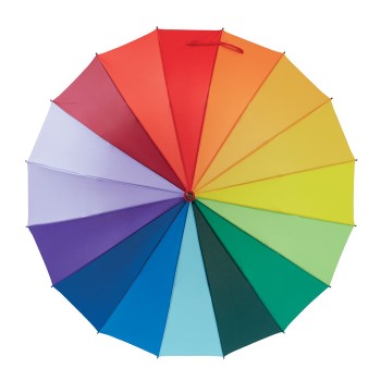 BOWBRELLA - Ombrello arcobaleno 27 pollici