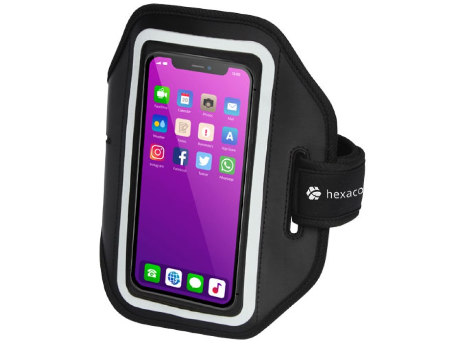 Bracciale Haile per smartphone riflettente con cover trasparente