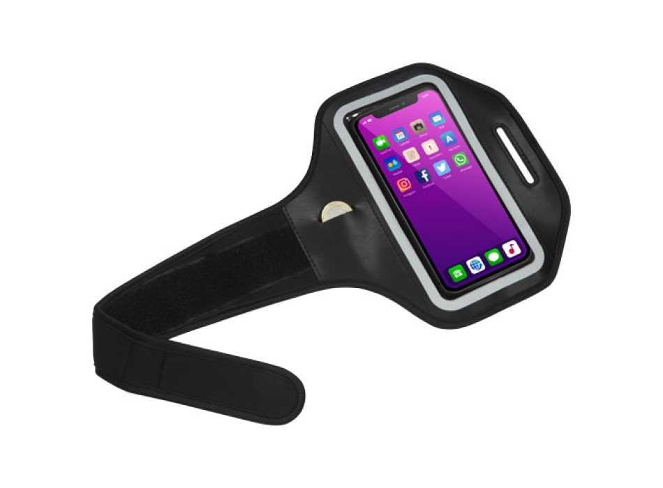 Bracciale Haile per smartphone riflettente con cover trasparente