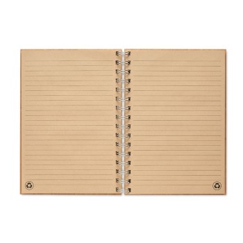 BRAM - Notebook A5 in bamboo rilegato
