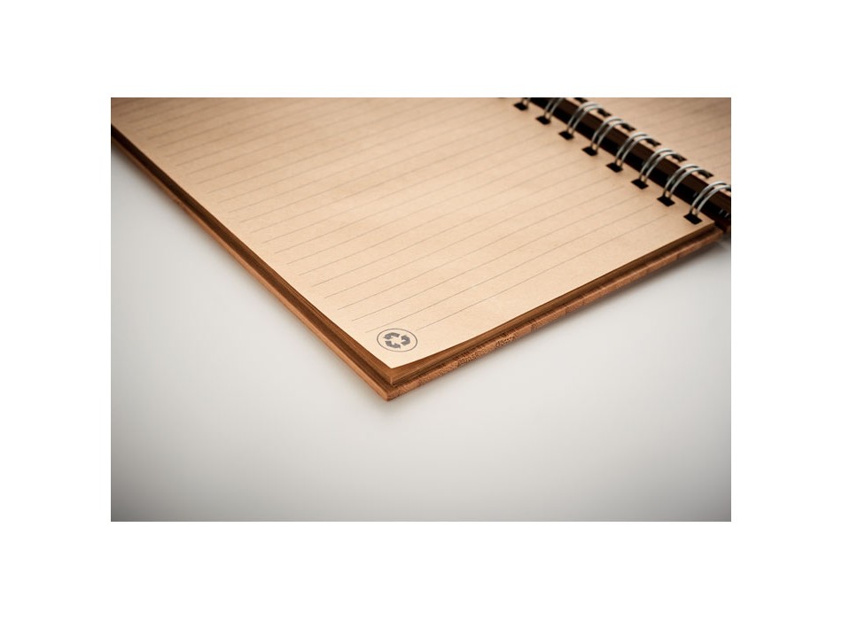 BRAM - Notebook A5 in bamboo rilegato