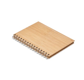 BRAM - Notebook A5 in bamboo rilegato