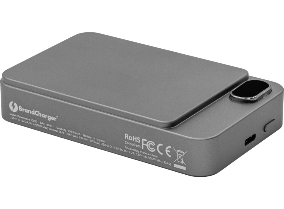 BrandCharger, powerbank wireless Powerwave 10000