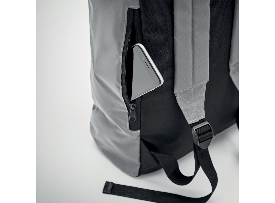 BRIGHT ROLLPACK - Zaino Rolltop riflettente