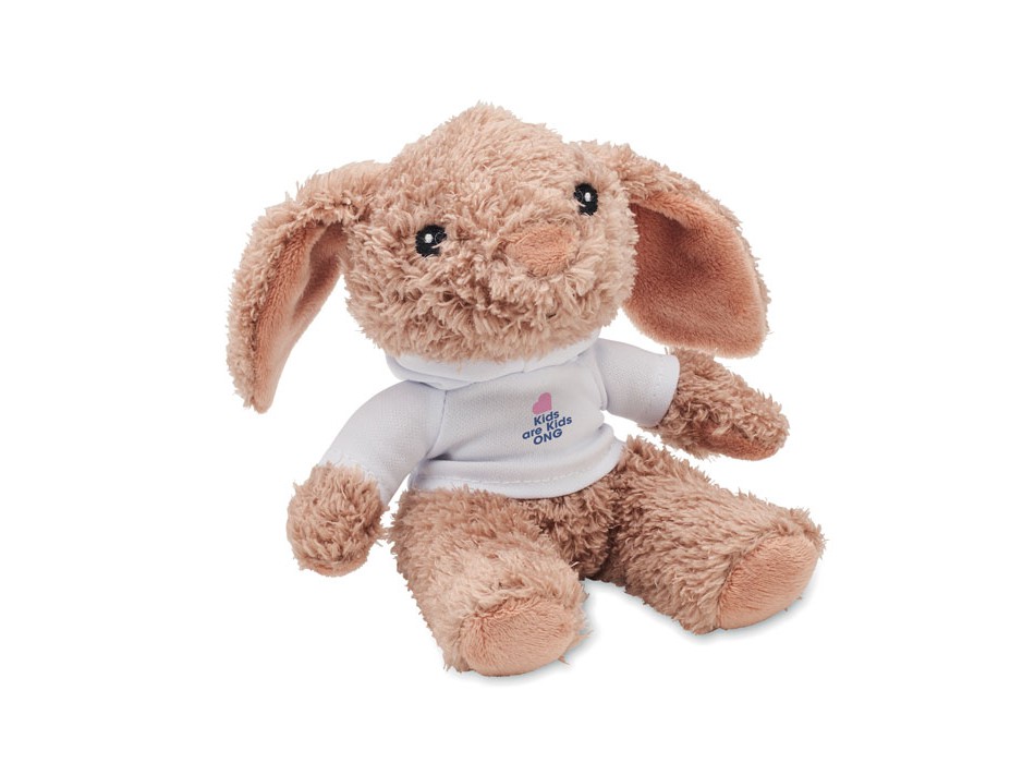 BUNNY - Peluche coniglietto con felpa
