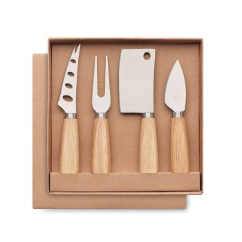 CAMEMBERT - Set di 4 coltelli da formaggio