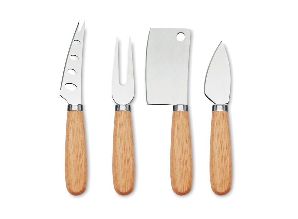 CAMEMBERT - Set di 4 coltelli da formaggio