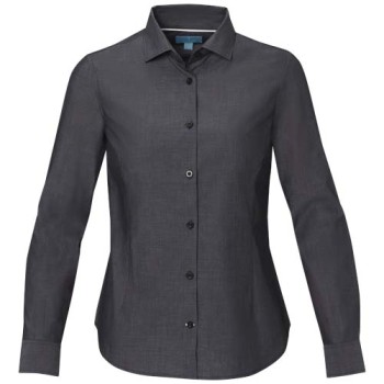 Camicia a maniche lunghe da donna in tessuto biologico Cuprite