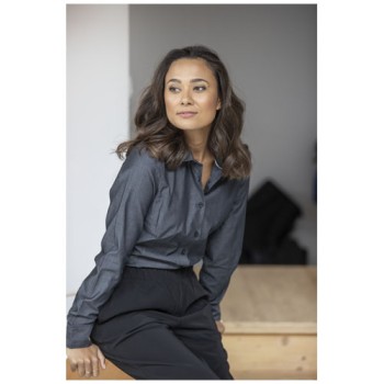 Camicia a maniche lunghe da donna in tessuto biologico Cuprite