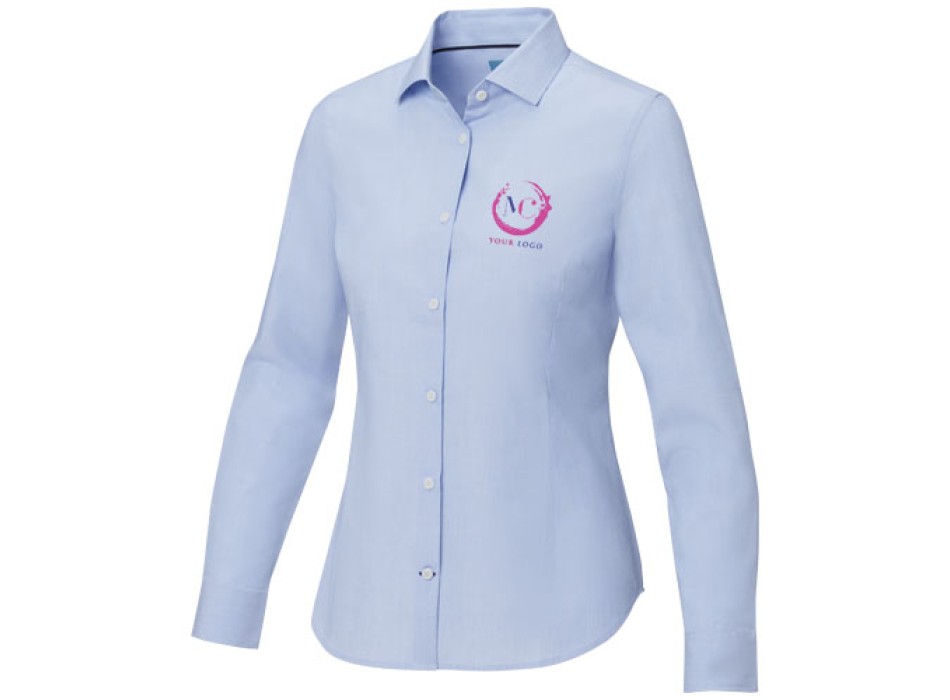 Camicia a maniche lunghe da donna in tessuto biologico Cuprite