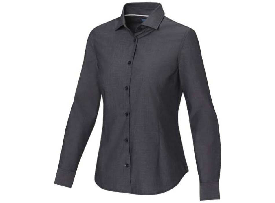 Camicia a maniche lunghe da donna in tessuto biologico Cuprite