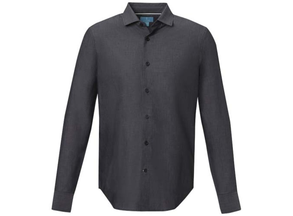 Camicia a maniche lunghe da uomo in tessuto biologico Cuprite
