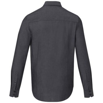 Camicia a maniche lunghe da uomo in tessuto biologico Cuprite
