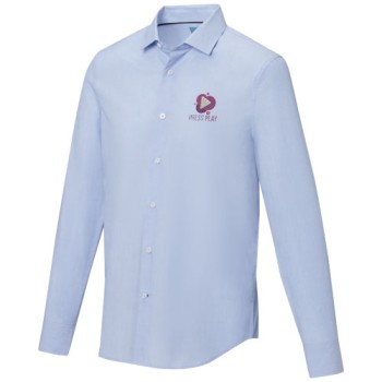 Camicia a maniche lunghe da uomo in tessuto biologico Cuprite