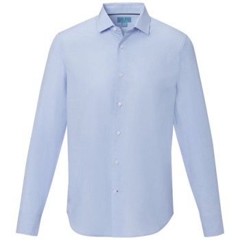 Camicia a maniche lunghe da uomo in tessuto biologico Cuprite