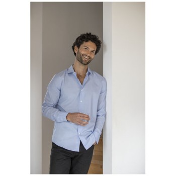 Camicia a maniche lunghe da uomo in tessuto biologico Cuprite