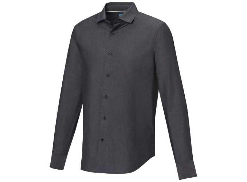 Camicia a maniche lunghe da uomo in tessuto biologico Cuprite