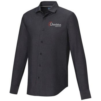 Camicia a maniche lunghe da uomo in tessuto biologico Cuprite