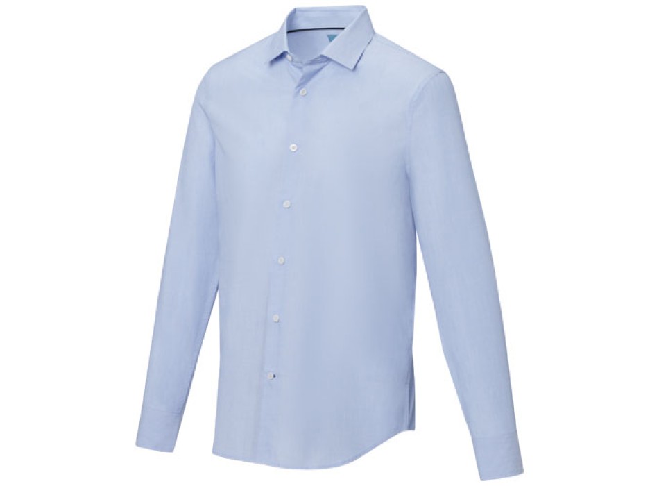 Camicia a maniche lunghe da uomo in tessuto biologico Cuprite