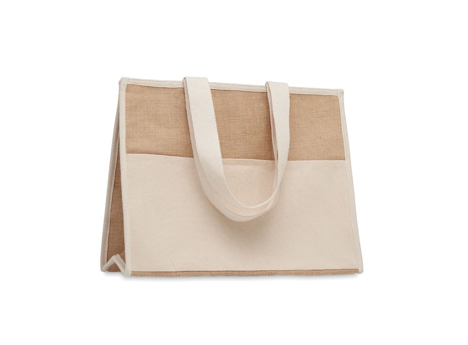 CAMPO DE GELI - Shopper in tela e juta