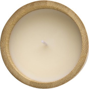Candela in bambù con cera vegetale Eli