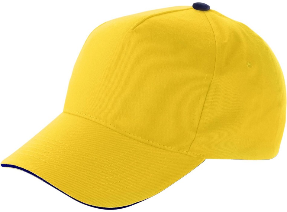 Cappellino 5 pannelli, in cotone Beau
