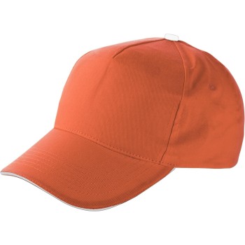 Cappellino 5 pannelli, in cotone Beau