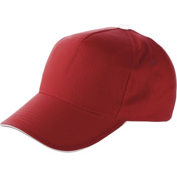 Cappellino 5 pannelli, in cotone Beau