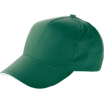 Cappellino 5 pannelli, in cotone Beau