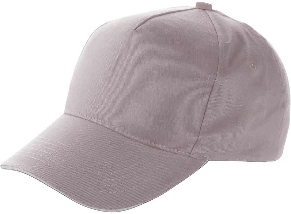 Cappellino 5 pannelli, in cotone Beau