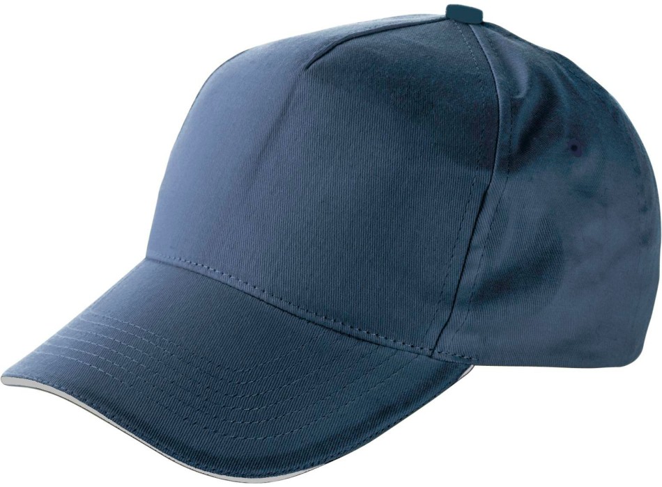 Cappellino 5 pannelli, in cotone Beau