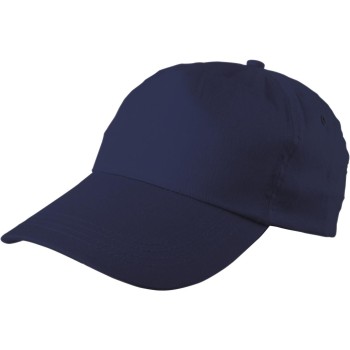 Cappellino 5 pannelli, in cotone Lisa