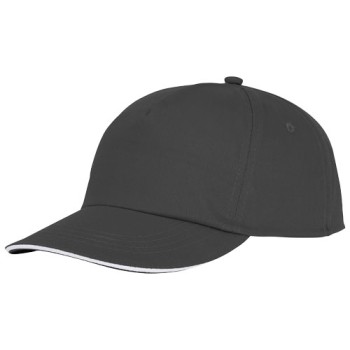 Cappellino con visiera sandwich Styx a 5 pannelli
