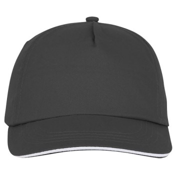 Cappellino con visiera sandwich Styx a 5 pannelli