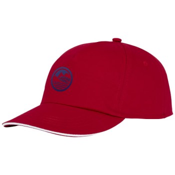 Cappellino con visiera sandwich Styx a 5 pannelli