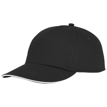 Cappellino con visiera sandwich Styx a 5 pannelli