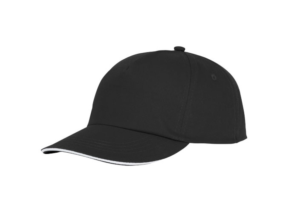 Cappellino con visiera sandwich Styx a 5 pannelli