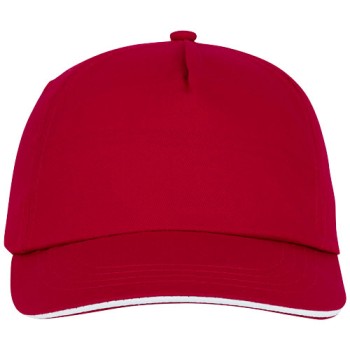 Cappellino con visiera sandwich Styx a 5 pannelli