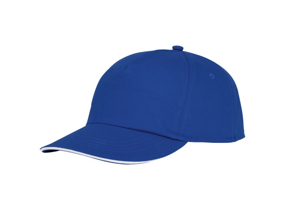 Cappellino con visiera sandwich Styx a 5 pannelli