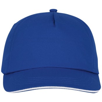 Cappellino con visiera sandwich Styx a 5 pannelli