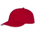 Cappellino con visiera sandwich Styx a 5 pannelli