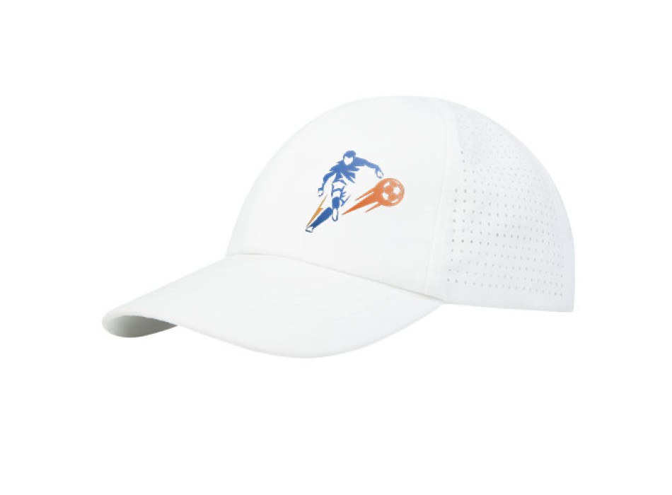 Cappellino cool-fit a 6 pannelli in materiale riciclato certificato GRS Mica