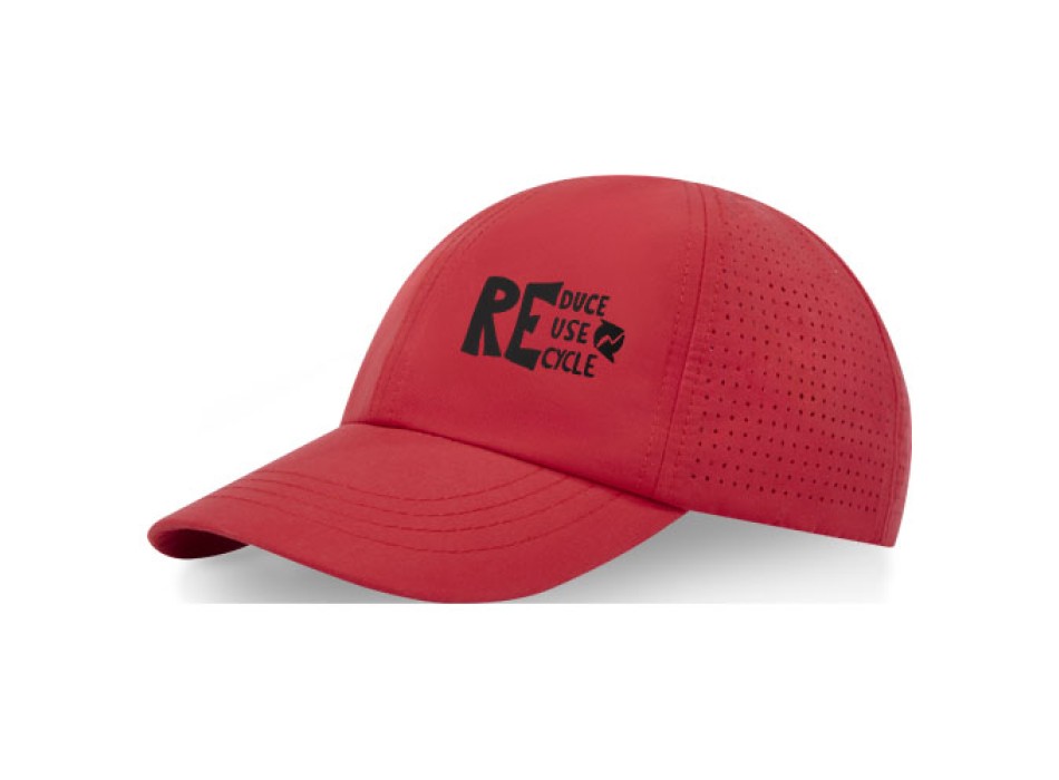 Cappellino cool-fit a 6 pannelli in materiale riciclato certificato GRS Mica